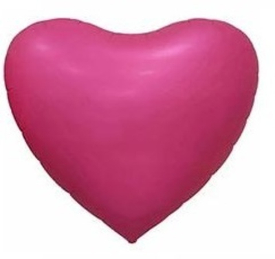 Шар фольга Сердце ГИГАТ Сатин Pink Розовый 173 см УЖЕ с гелием