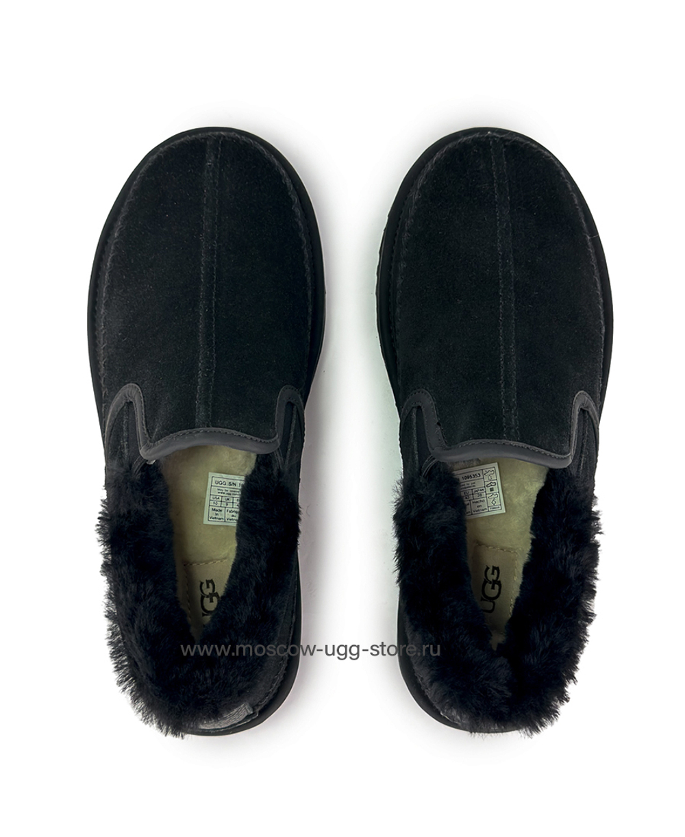 MENS STITCH SLIP - Black