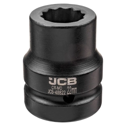 Головка ударная 22мм (12гр.), 1'' JCB JCB-48822