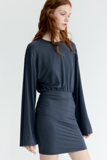 Платье из джерси с длинными рукавами - H&M