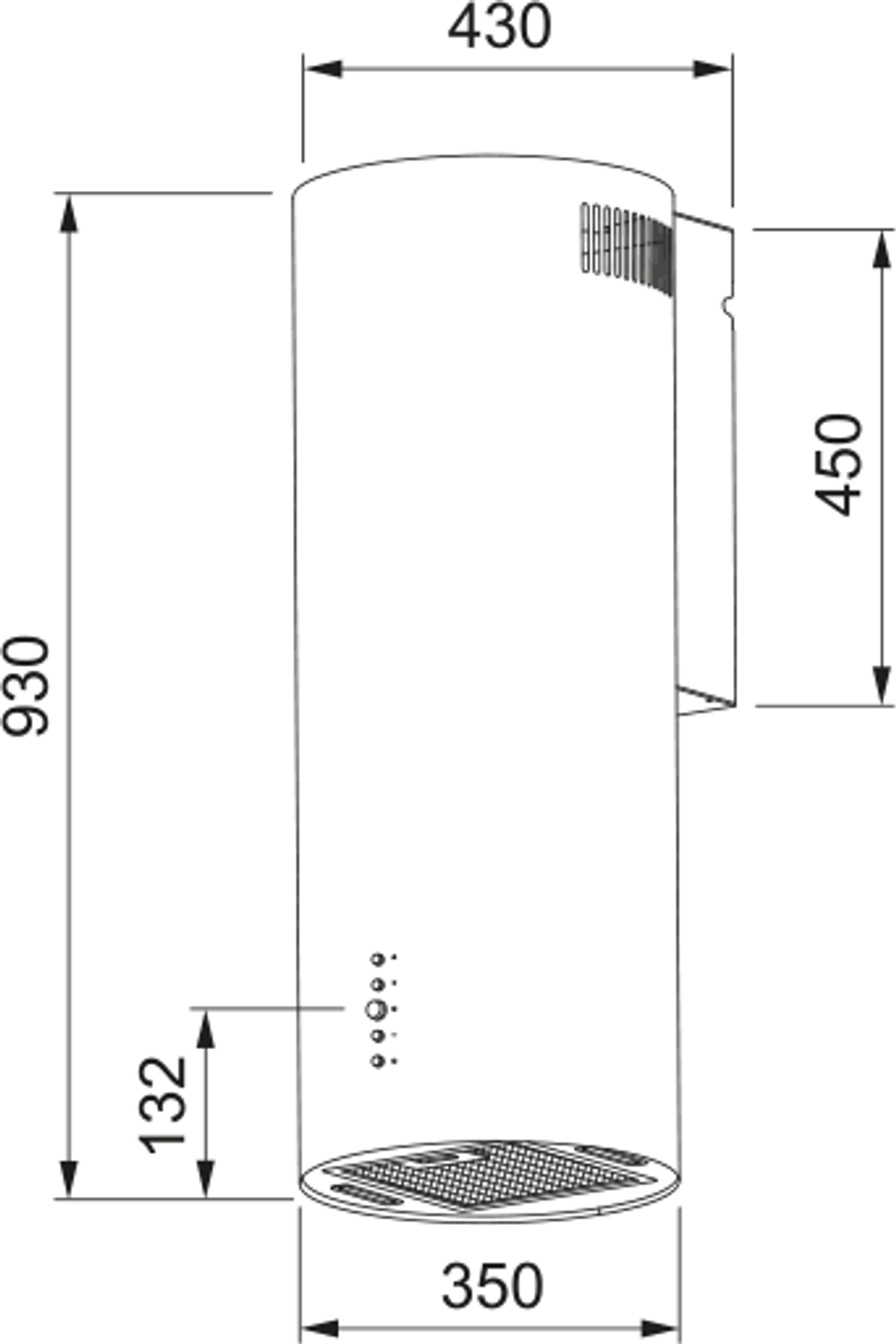 Вытяжка Franke AXIS 35 WH (335.0706.919)