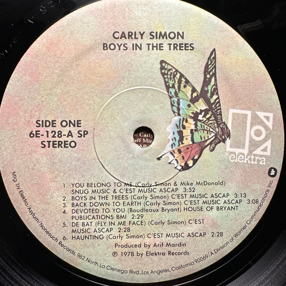 Carly Simon - Boys In The Trees (США 1978г.)
