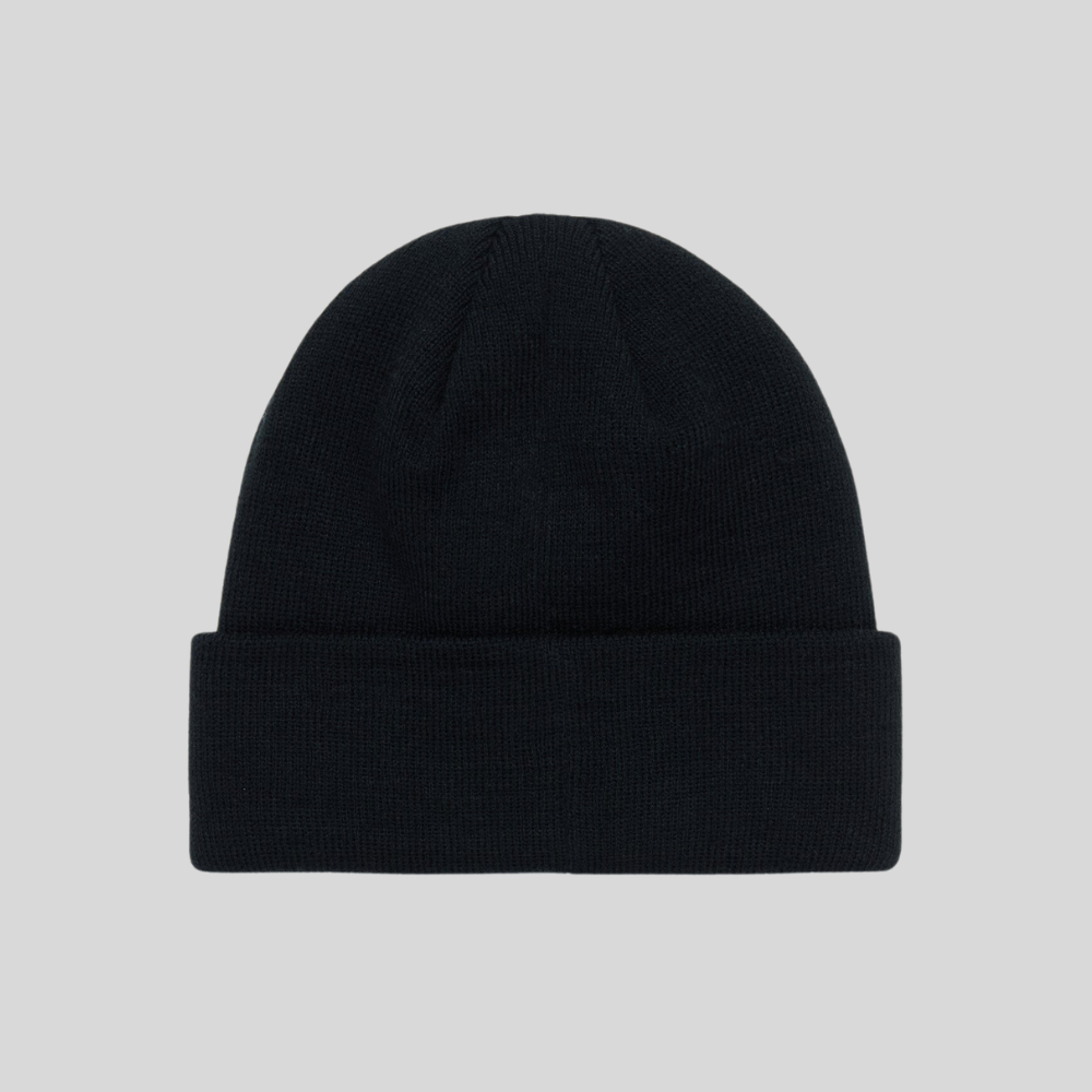 Шапка Alpha Industries Essential Short Cuff Beanie Black (Черная)