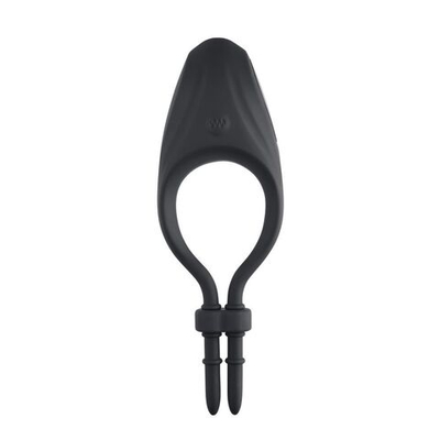 Черное эрекционное вибролассо Perfect Fit