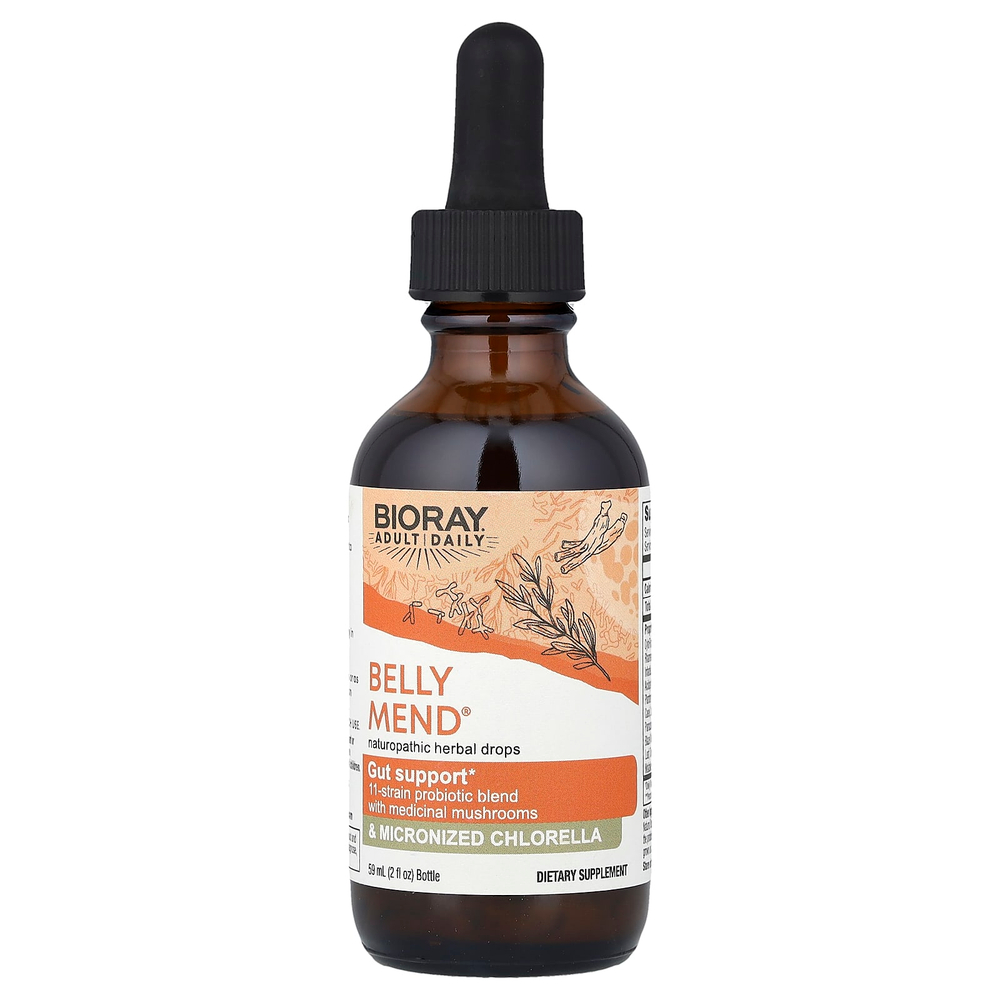 Bioray, Belly Mend®, добавка для поддержки кишечника, 59 мл (2 жидк. унции)
