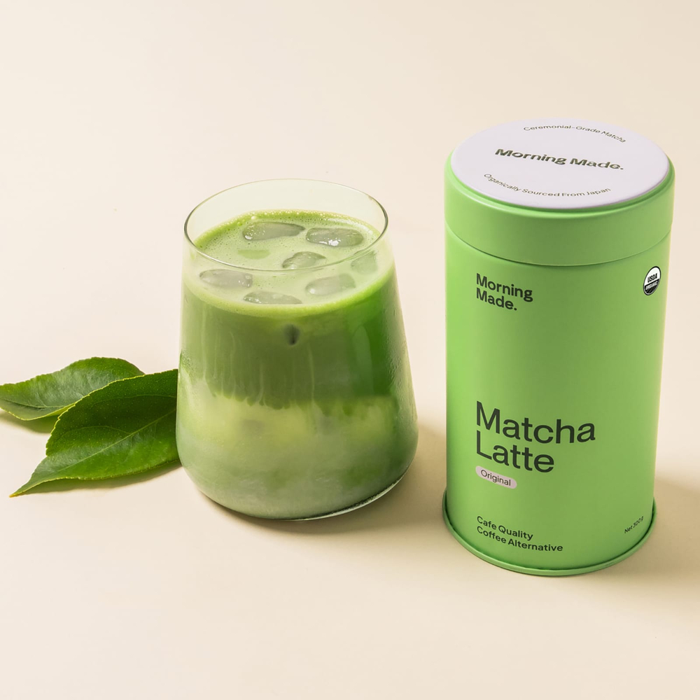 Morning Made, латте с матча, оригинальный вкус, 300 г (10,58 унции)