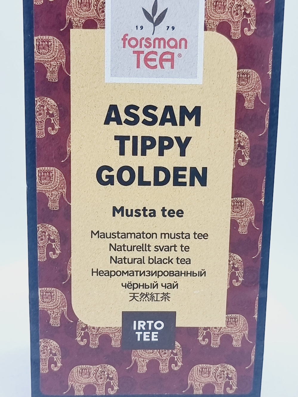 Чай черный ASSAM TIPPY GOLDEN FORSMAN TEA неароматизированный 60 г (из Финляндии)