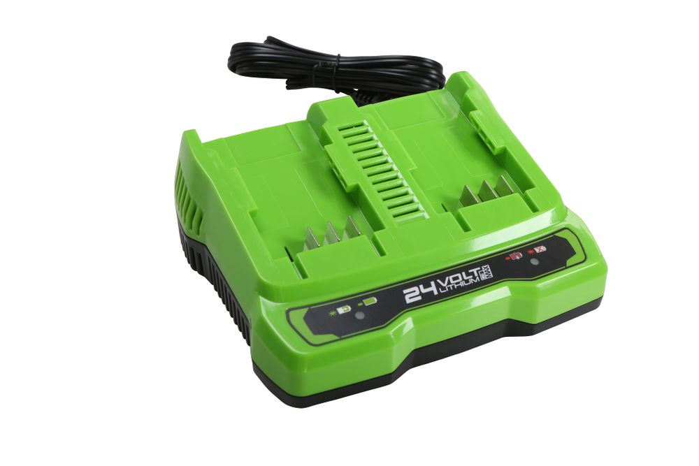 Зарядное устройство на 2 аккумулятора Greenworks G24C,2931907,24v