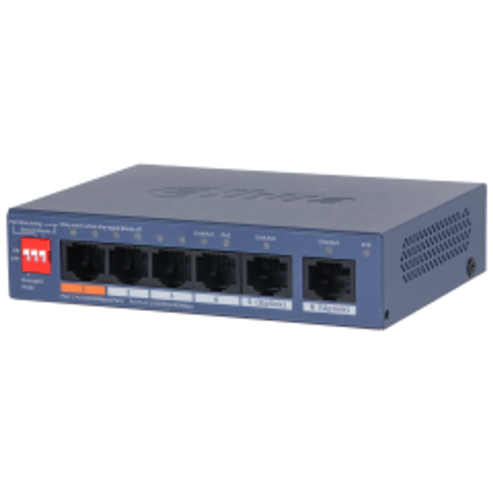Настольный коммутатор с облачным управлением DH-CS4006-4ET2GT-60 6-портовый Dahua