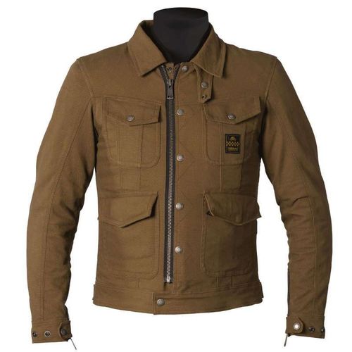 Купить Мотокуртка Текстильная Helstons Yard Toile Coton Armalith / Хаки