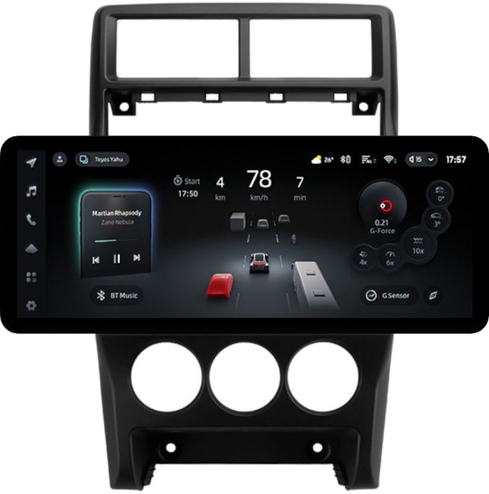 Магнитола для Lada Priora 2013-2018 (рамка тип 3) - Teyes CC4PRO монитор 12.3" 2K QLED + рамка 9, Android 13, Быстрейшая, Snapdragon 778G, ИИ, CarPlay, DSP, 4G SIM-слот