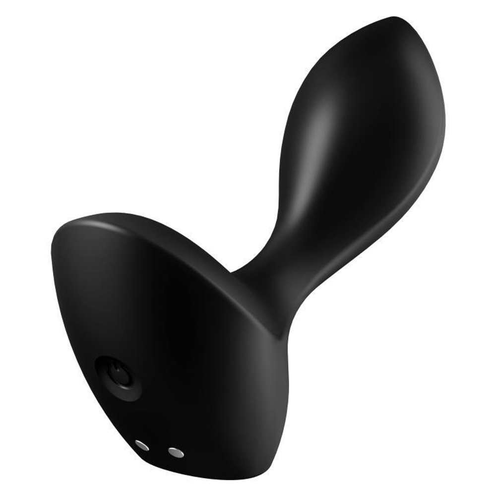 Чёрный вибромассажёр простаты Satisfyer Backdoor Lover - 14 см. (Цвет: черный)