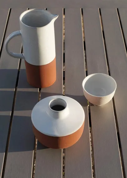 Стол раздвижной Alloro 210-280х100 см, тортора/белый