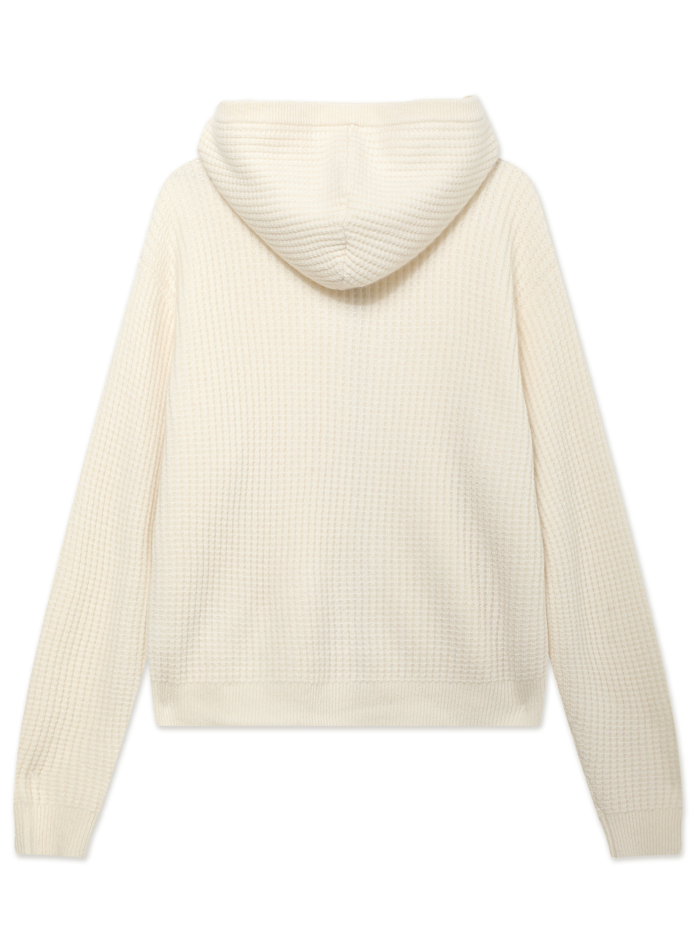 Толстовка С Капюшоном На Молнии Waffle Cashmere Zip Hood