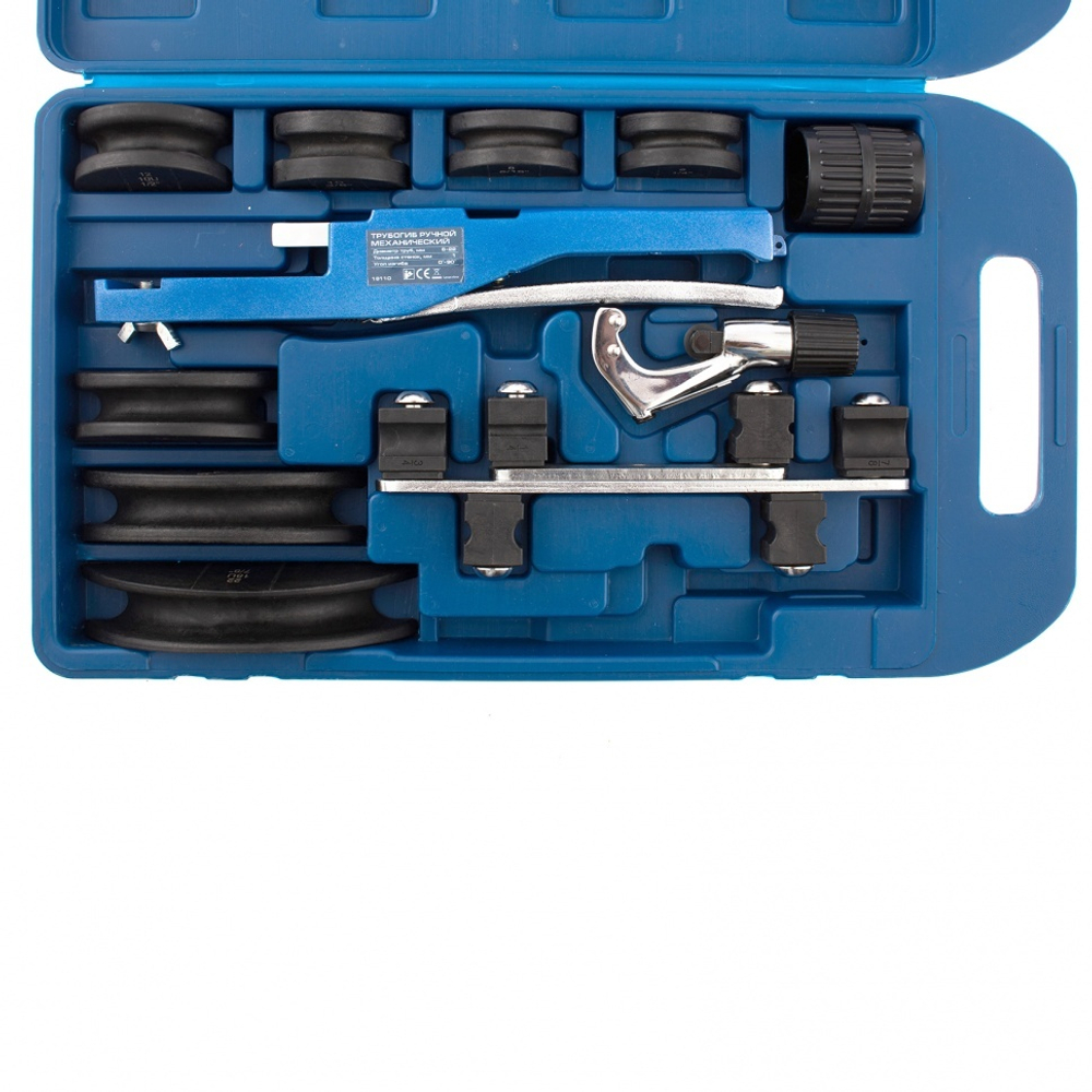Трубогиб арбалетный, башмаки 1/4"-7/8", в пластиковом кейсе STELS