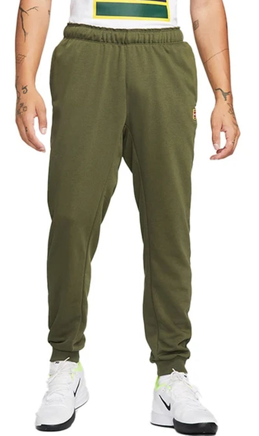 Мужские штаны теннисные Nike Court Heritage Pant - rough green