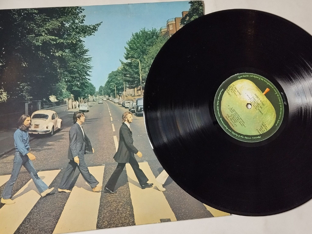 Винтажная виниловая пластинка LP The Beatles Abbey Road (Holland 1973)