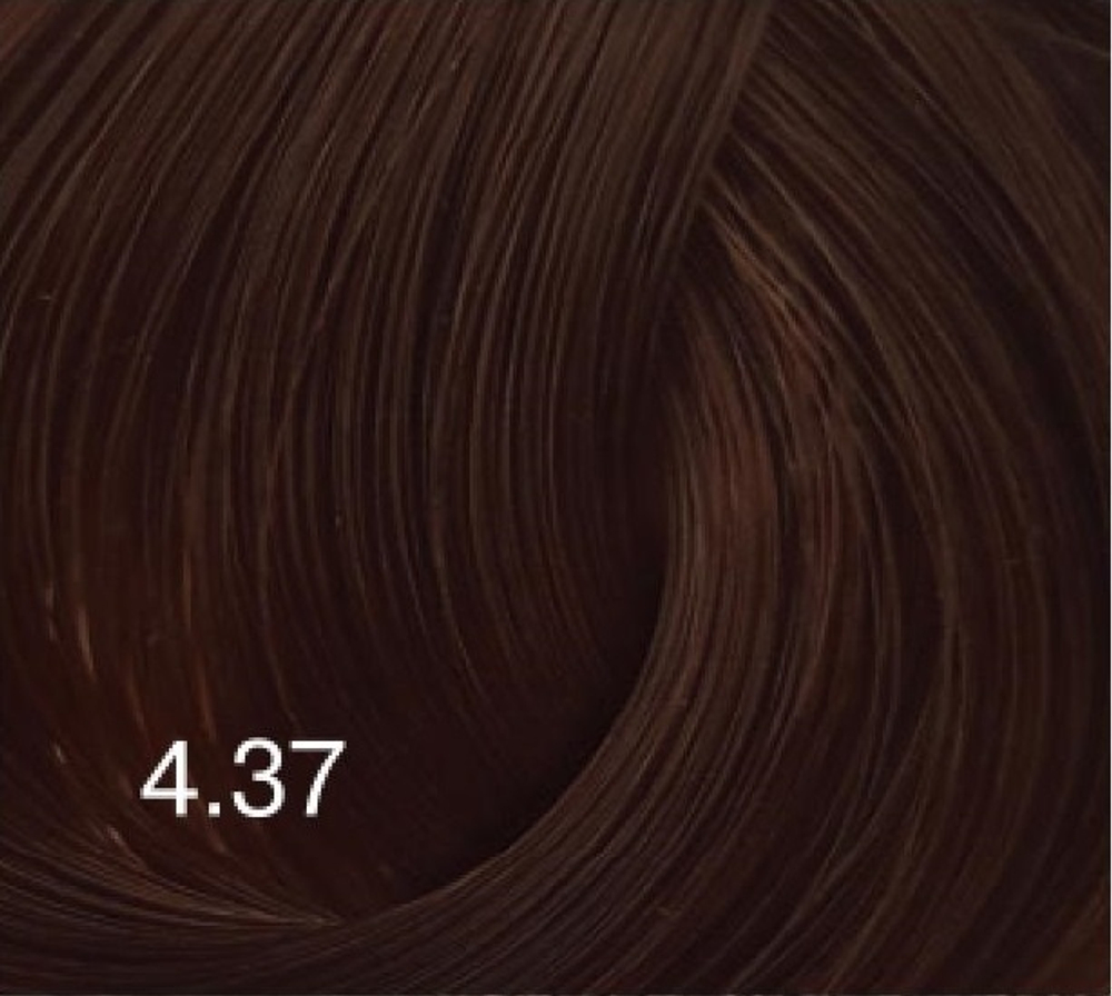 4/37 шатен золотисто-коричневый, крем-краска для волос Bouticle/ Expert Color