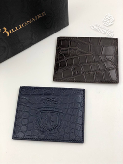 Картхолдер Billionaire из кожи крокодила