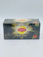 Чай черный Lipton Earl Grey со вкусом бергамота, 25 пакетиков, 50 г (Турция)