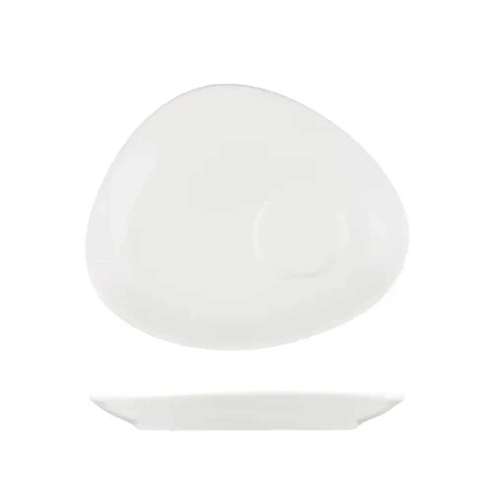 Блюдце 14*11 см h1,5 см кофейное для чашки арт. 81229538 Arel By Bone Innovation [6]