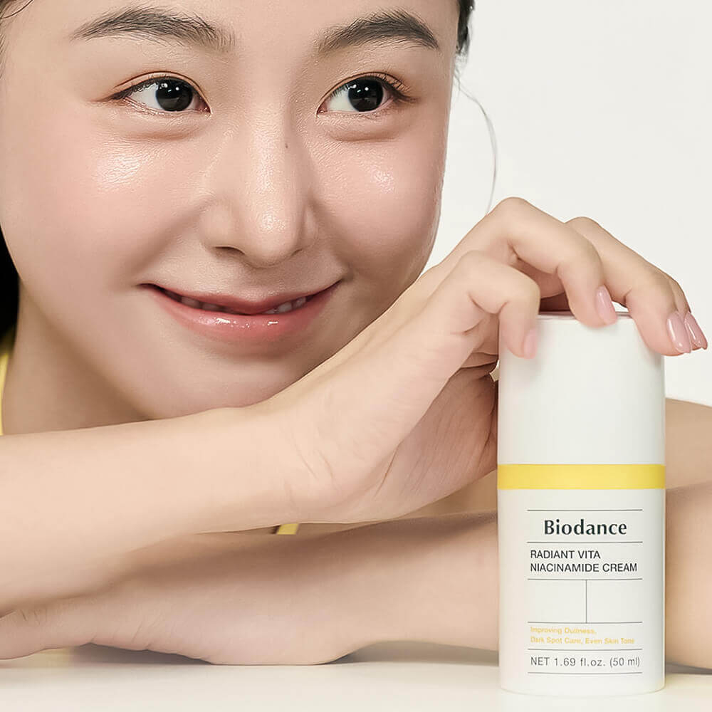 Biodance Radiant Vita Niacinamide Cream, 50ml - Осветляющий крем с 5% ниацинамидом для сияния кожи