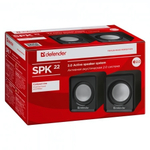 Колонки Defender SPK 22 Black 2x2.5 Bt USB