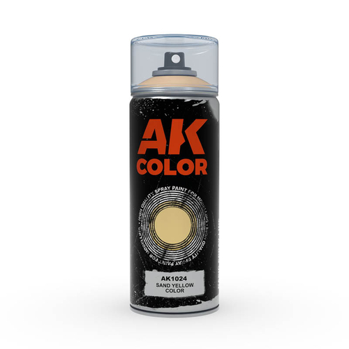 Аэрозольная краска AK Interactive Sand Yellow Color Spray, 150мл