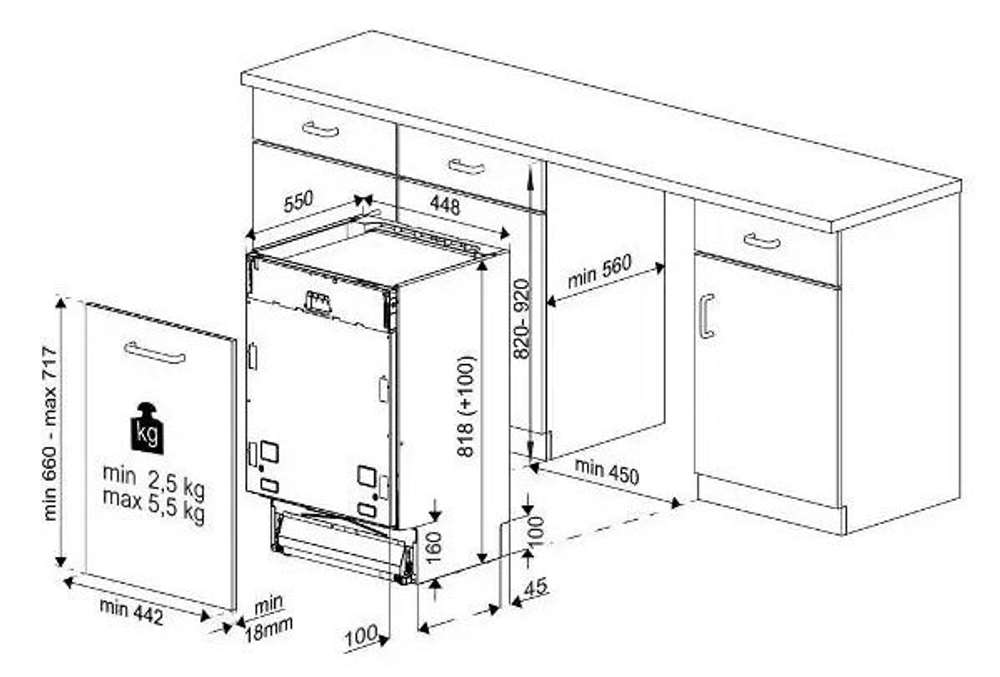 Встраиваемая посудомоечная машина Beko BDIS 25961