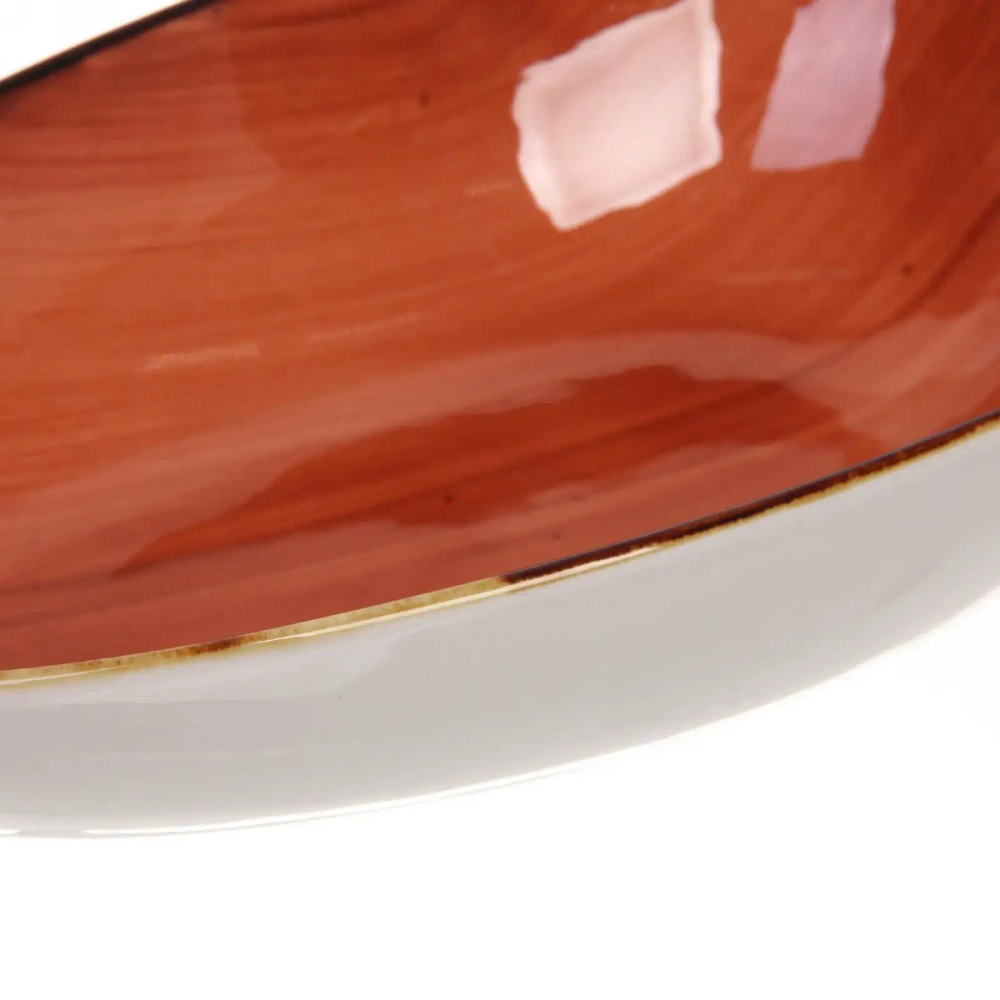 Тарелка керамическая «Corsica orange» 20,5*12,5*5см