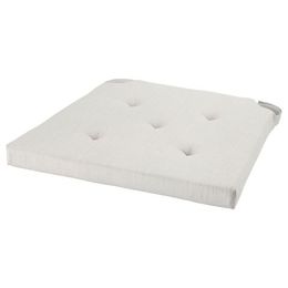 Подушка на стул IKEA JUSTINA (ЮСТИНА), Экрю, 35 / 42х40х4 см