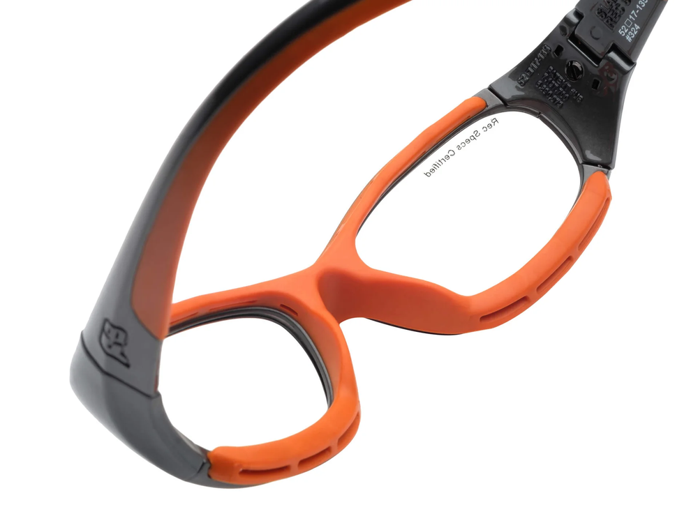 Спортивные очки с диоптриями Rec Specs / Slam / Shiny Grey / Orange / для подростков старше 10 лет