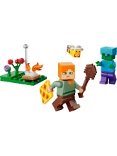 Конструктор Minecraft 30732 Столкновение у костра Алекс