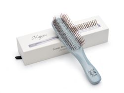 Расческа Majestic Scalp Brush серый жемчуг