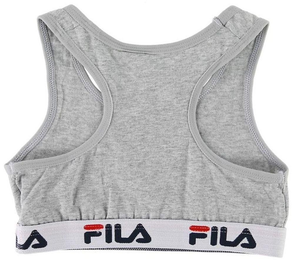 Топ для девочки теннисный Fila Girl Bra 1P - gray
