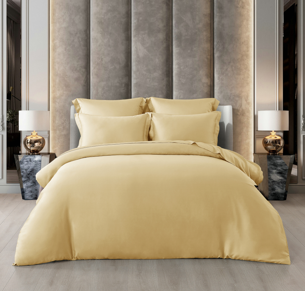 Постельное белье 2 спальное евро Luxe Dream Sensa Shampagne T1017E