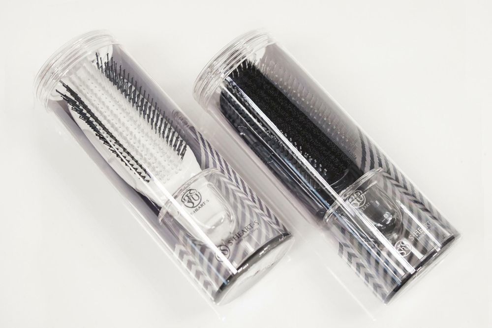 S-HEART-S Расческа Cure Treatment Brush PROF (черный цвет)
