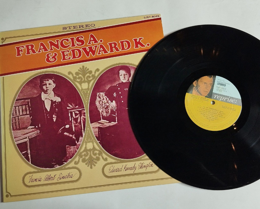 Винтажная виниловая пластинка LP Frank Sinatra With Duke Ellington Francis A. and Edward K. (Japan 1968) (No Obi)
