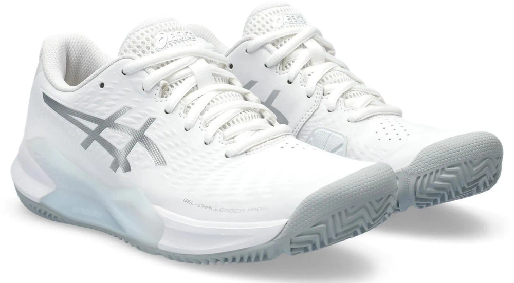 Женские кроссовки для padel Asics Gel-Challenger 14 Padel - white/pure silver
