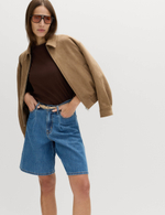 Хлопковые джинсовые шорты T57003506 - Marks & Spencer