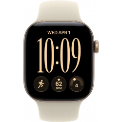 Apple Watch S12 46 mm Light Gold Aluminum Case | Sand Sport Band, M/L