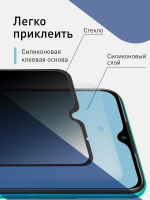 Набор стекол антишпион ROSCO для Xiaomi Redmi 9T оптом (арт. XM-R9T-FSP-GLASS-SPY-SET2)