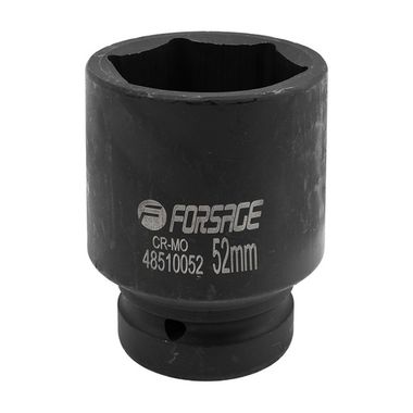 Головка ударная глубокая 1'', 52мм (6гр.) Forsage F-48510052
