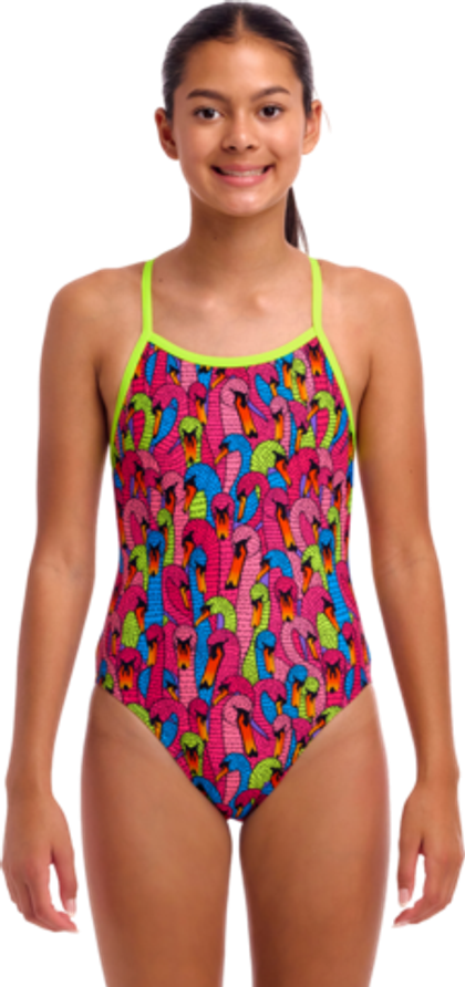 Купальник FUNKITA Girl's Swan City (Single Strap)