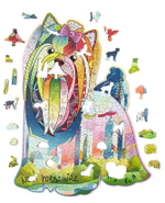 Деревянный пазл Wood Trick Нью-Йоркшир с кристаллами Swarovski ® (45x34 см)