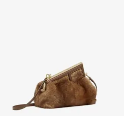 Сумка Fendi First Small коричневый