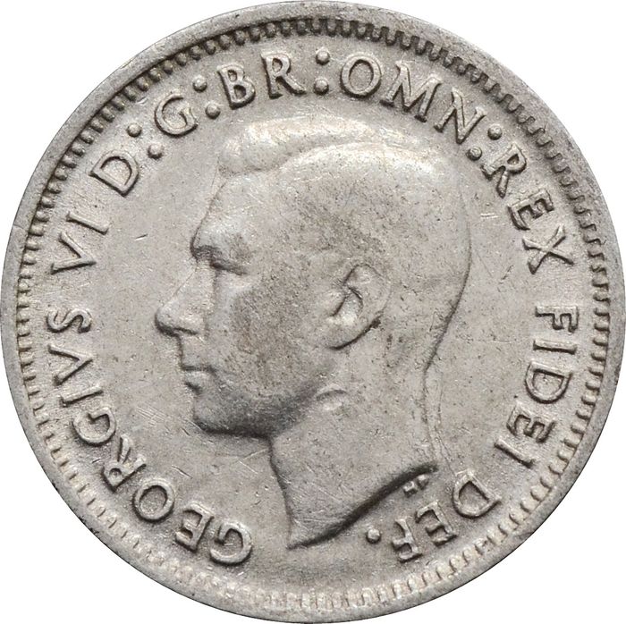 3 пенса 1952 Австралия