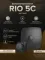 Вентилятор накладной RIO D125 обр.клапан черный матовый DICITI