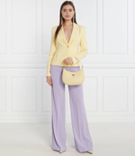 Кожаная сумка хобо half moon mini vitello seta Pinko - желтый(101523 A0F1)
