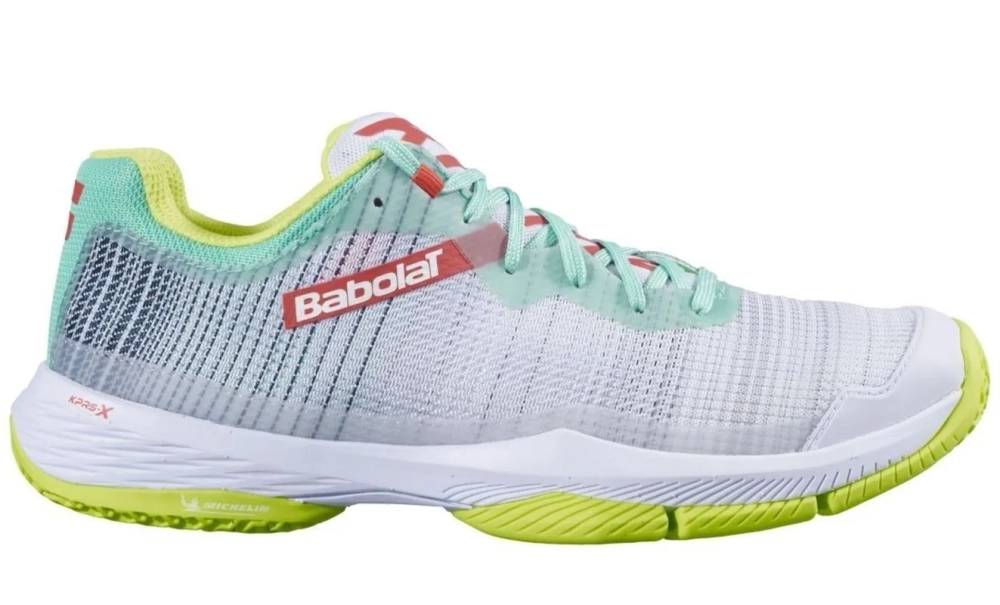 Женские кроссовки для padel Babolat Jet Ritma - grey/spring bouquet